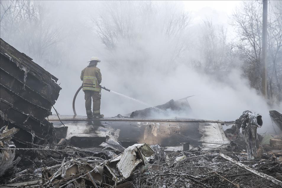 Cargo plane crashes near Bishkek: 32 dead, 4 injured