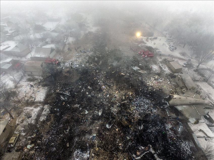 Dozens killed as cargo plane hits homes in Kyrgyzstan