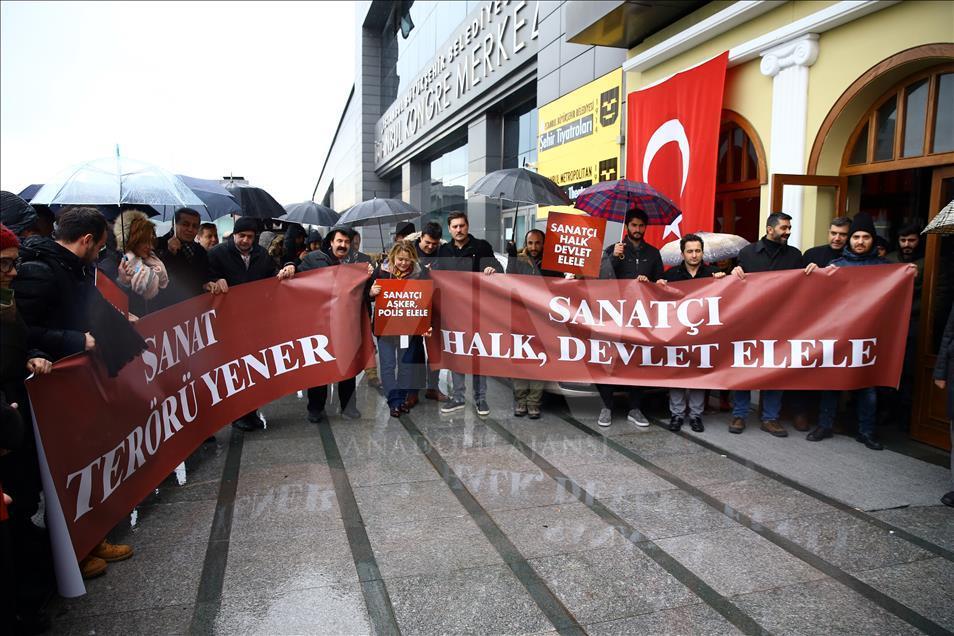 Sanatçılardan teröre ortak tepki