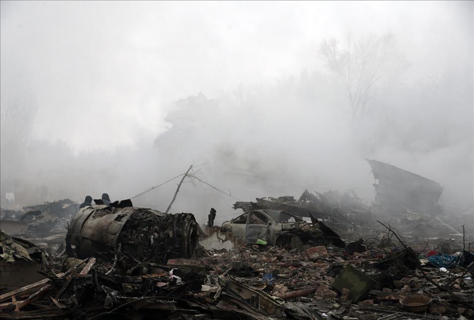 Cargo plane crashes near Bishkek: 32 dead, 4 injured