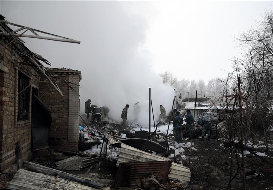 Cargo plane crashes near Bishkek: 32 dead, 4 injured