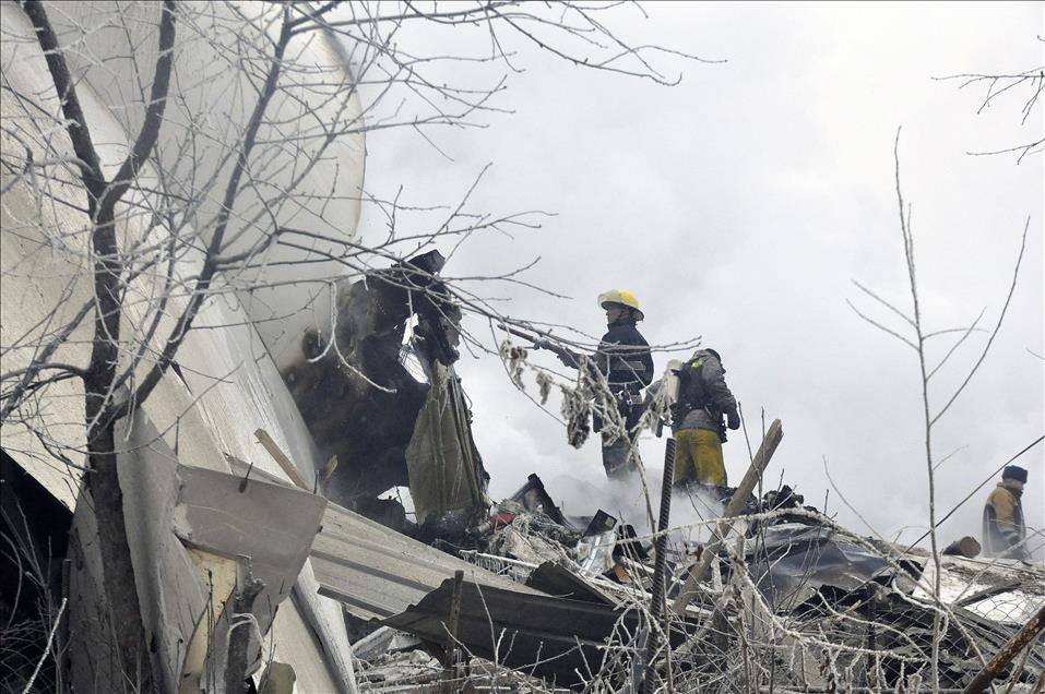Cargo plane crashes near Bishkek: 32 dead, 4 injured