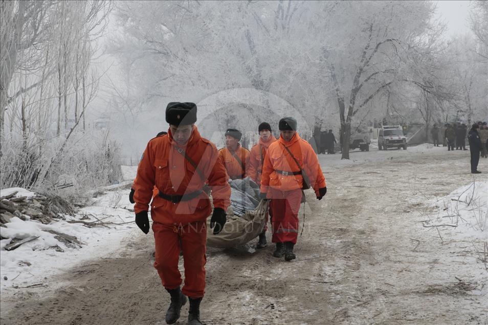 Bişkek'te arama kurtarma çalışmaları devam ediyor