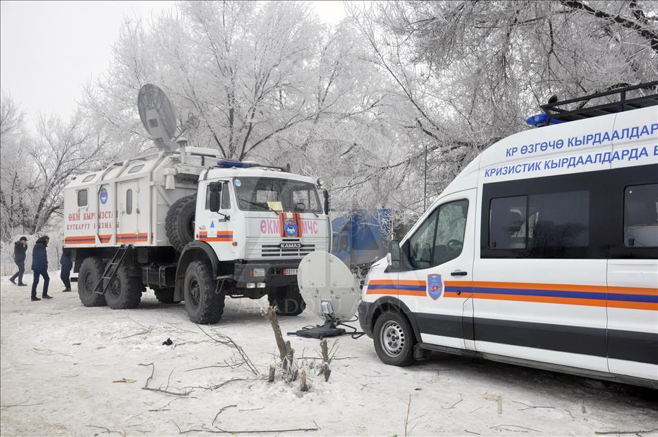 Bişkek'te arama kurtarma çalışmaları devam ediyor