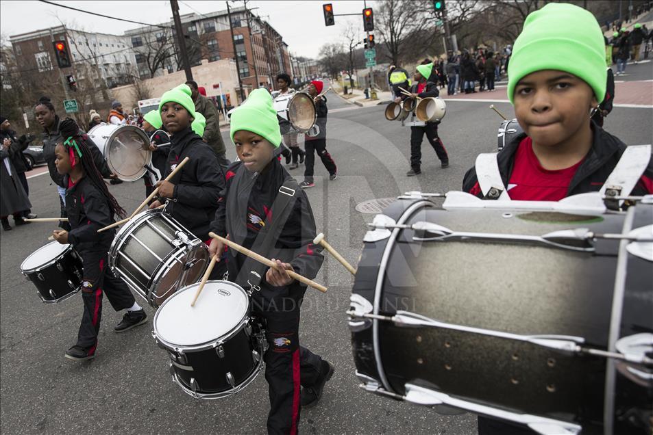 Martin Luther King Day Parade in Washington