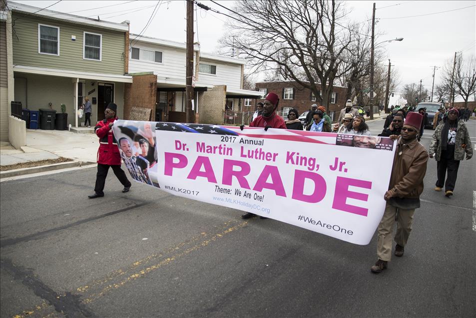 Martin Luther King Day Parade in Washington Anadolu Ajansı