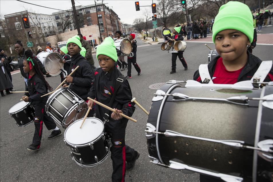 Martin Luther King Day Parade in Washington Anadolu Ajansı