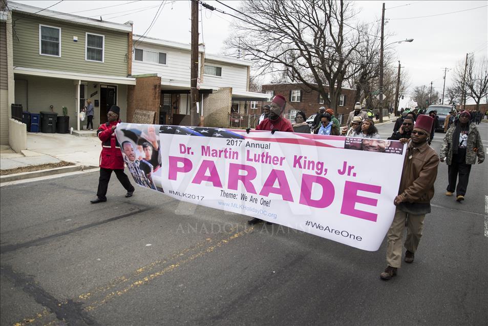 Martin Luther King Day Parade in Washington
