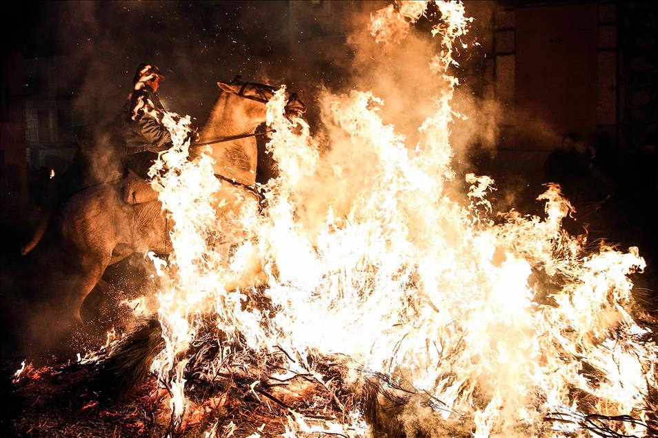Las Luminarias festival in Madrid Anadolu Ajansı