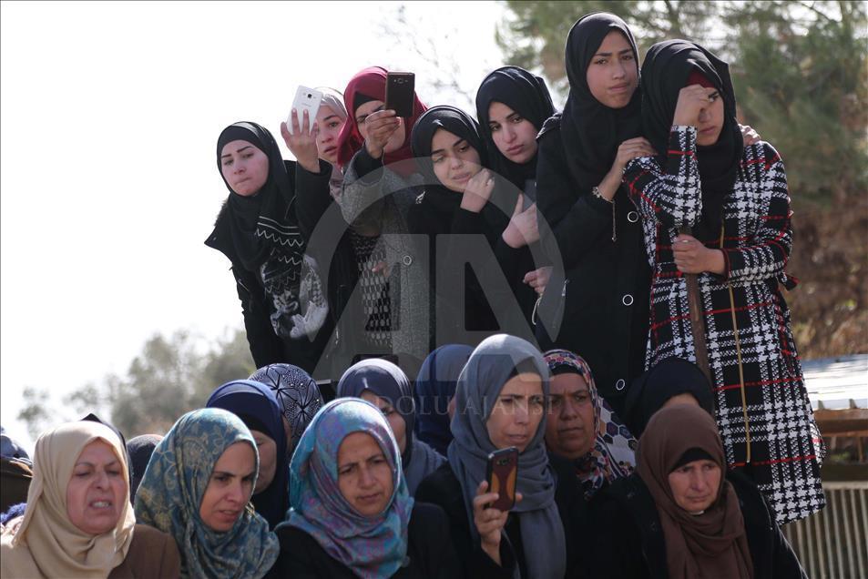 تششیع جنازه جوان فلسطینی کشته‌شده توسط اسرائیل