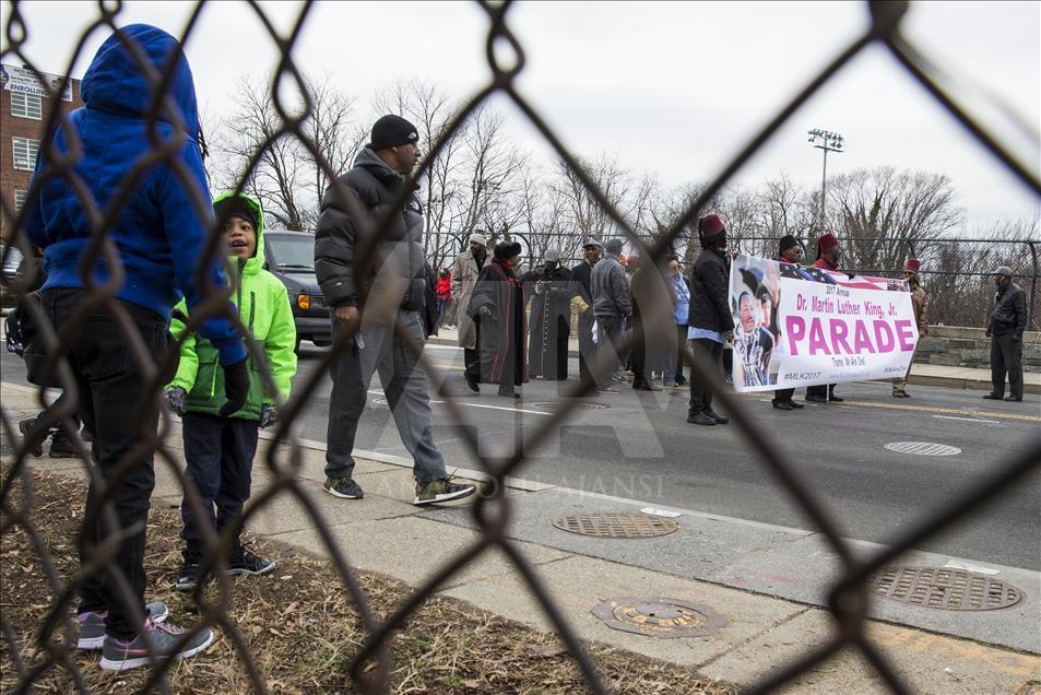 Martin Luther King Day Parade in Washington