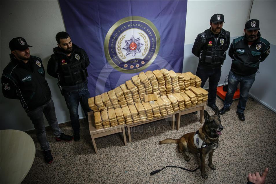 Bursa'da 162 kilogram eroin ele geçirildi