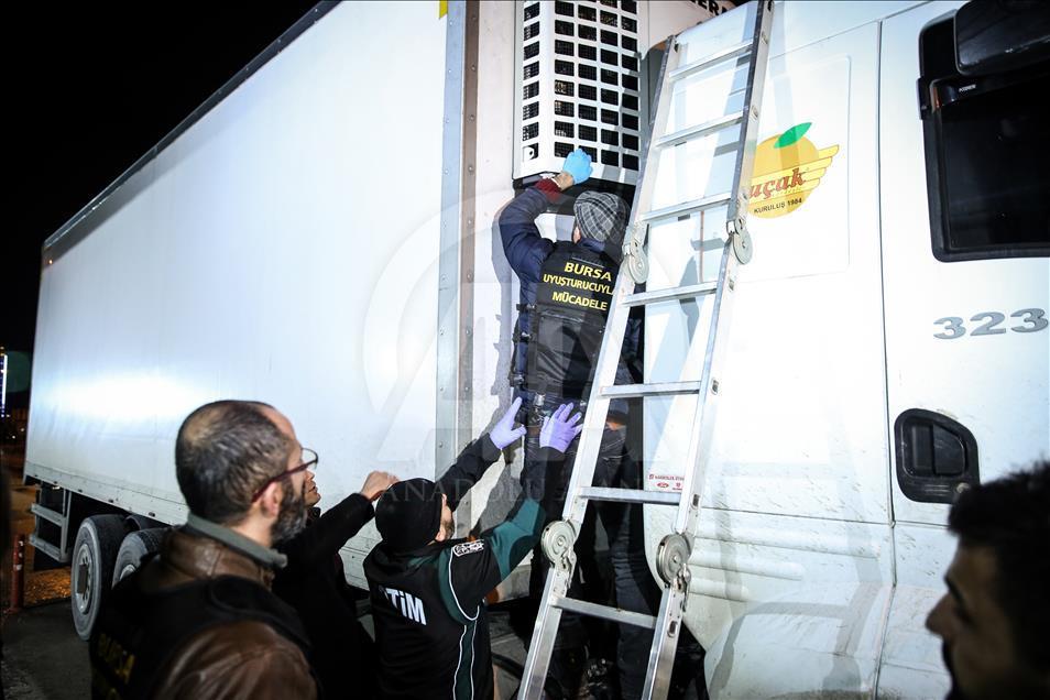 Bursa'da 162 kilogram eroin ele geçirildi