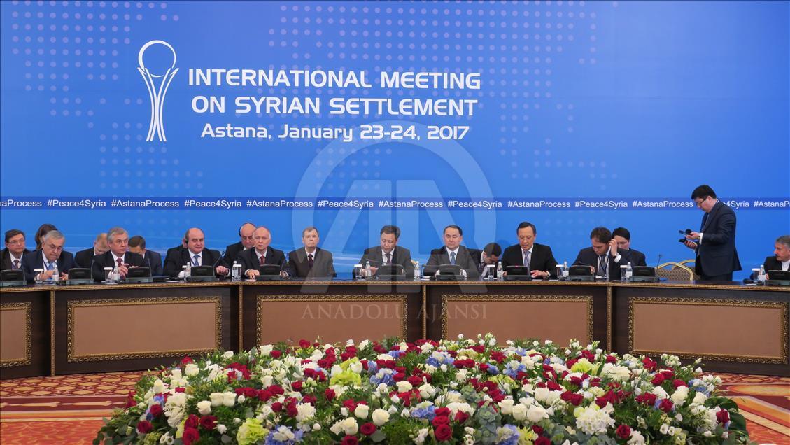 Suriye konulu Astana toplantısı başladı
