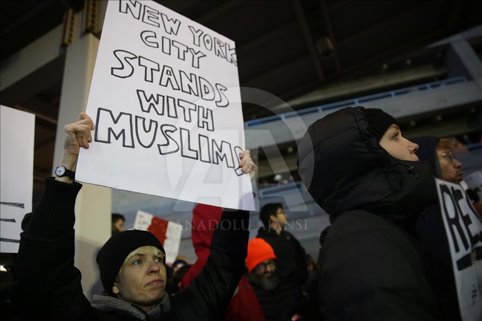 New York'da Trump karşıtı gösteri