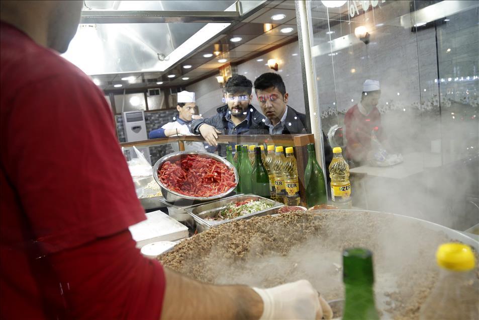 Erbil'in lezzet panayırı: "İskan Caddesi"