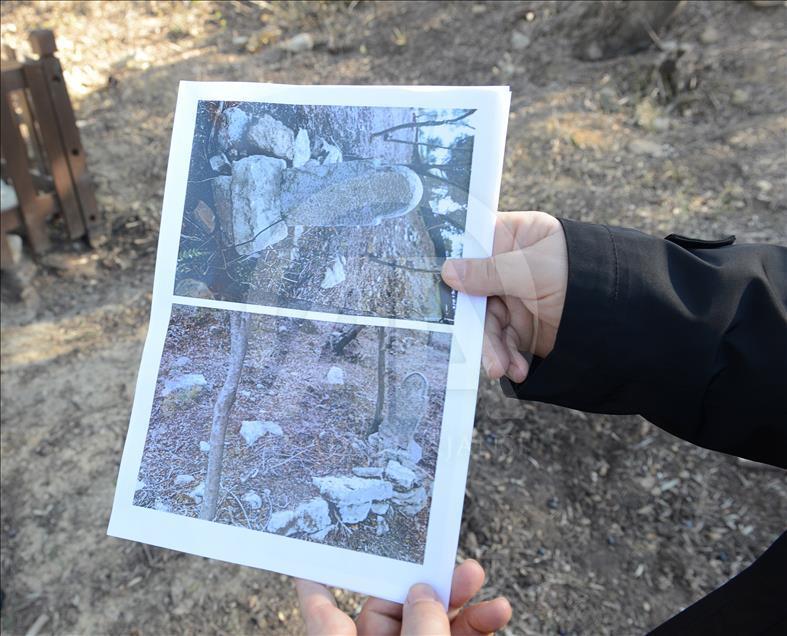 Çanakkale şehidi Mehmet Çavuş'un mezarı 102 yıl sonra bulundu
