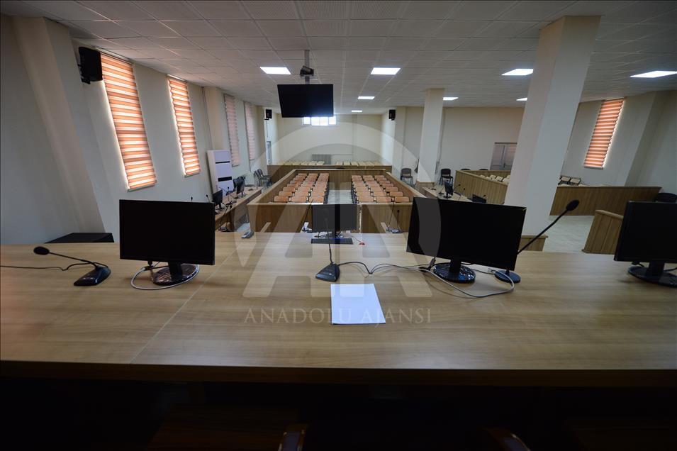 Şanlıurfa'da FETÖ davaları görülen yeni salon basına tanıtıldı