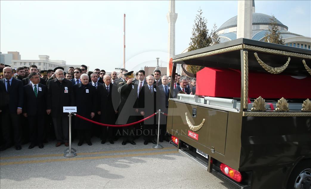 Fırat Kalkanı şehidi son yolculuğuna uğurlandı