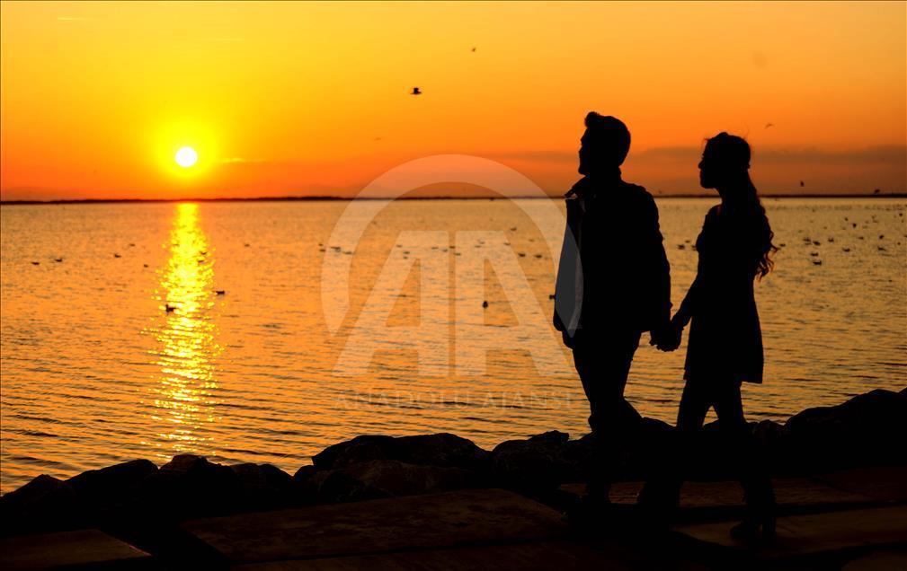 İzmir'de gün batımı