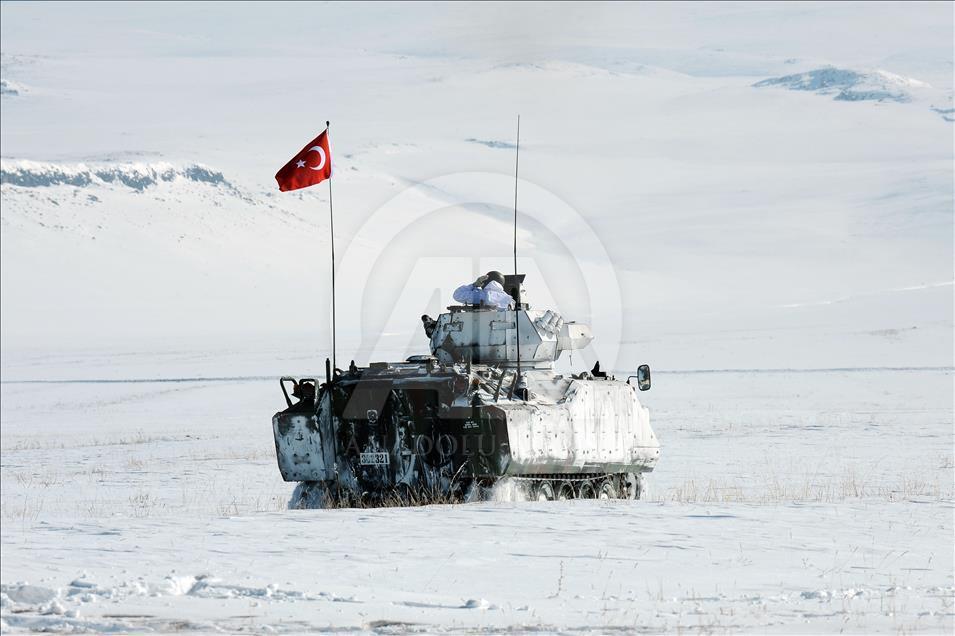 رزمایش زمستانی نیروهای مسلح ترکیه