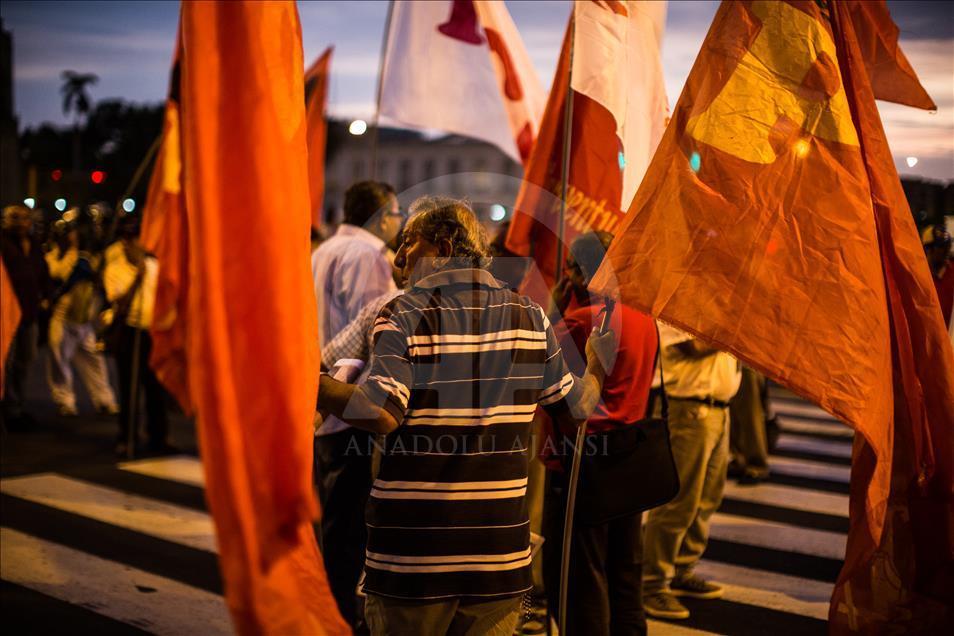 Great march against corruption in Peru