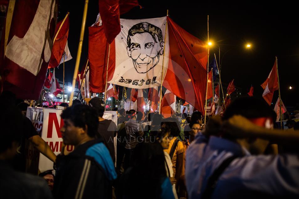 Great march against corruption in Peru