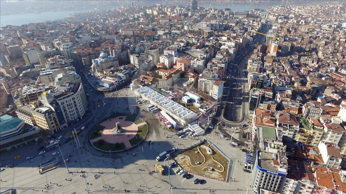 Taksim'e yapılacak caminin temeli atıldı