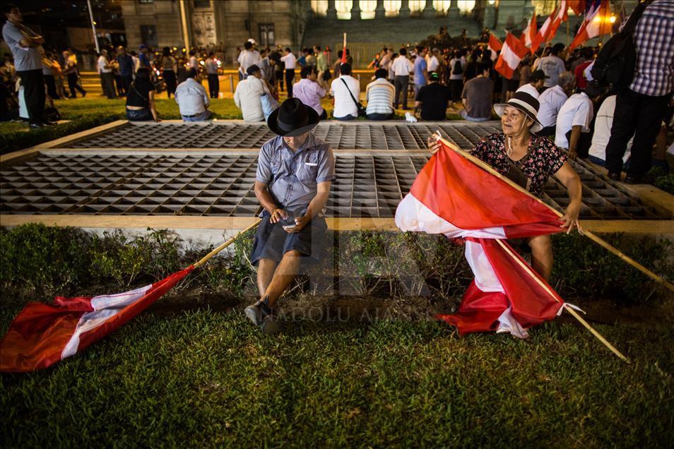 Great march against corruption in Peru
