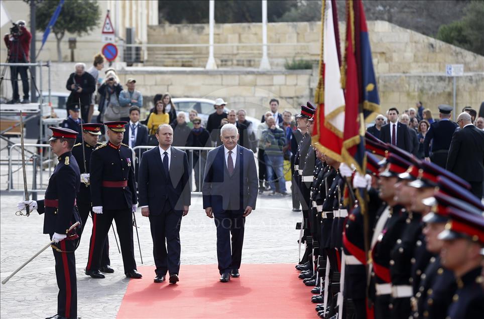 Başbakan Yıldırım, Malta’da 