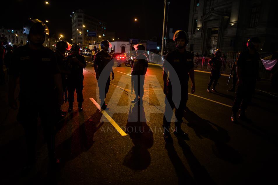 Great march against corruption in Peru