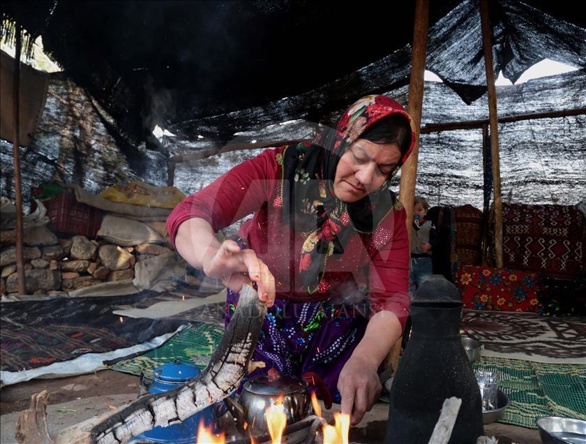 Yörüklerin "oğlak" besleme telaşı