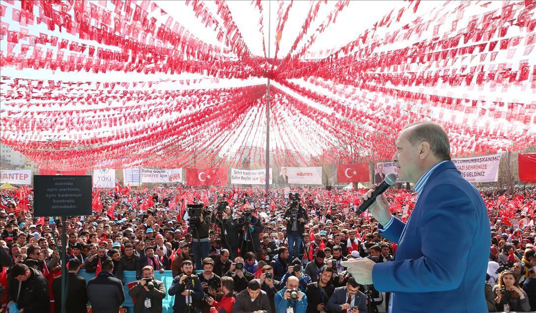 Cumhurbaşkanı Erdoğan, Gaziantep'te