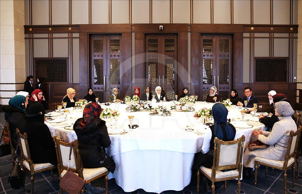 دیدار امینه اردوغان با بانوان سوری ساکن آنکارا