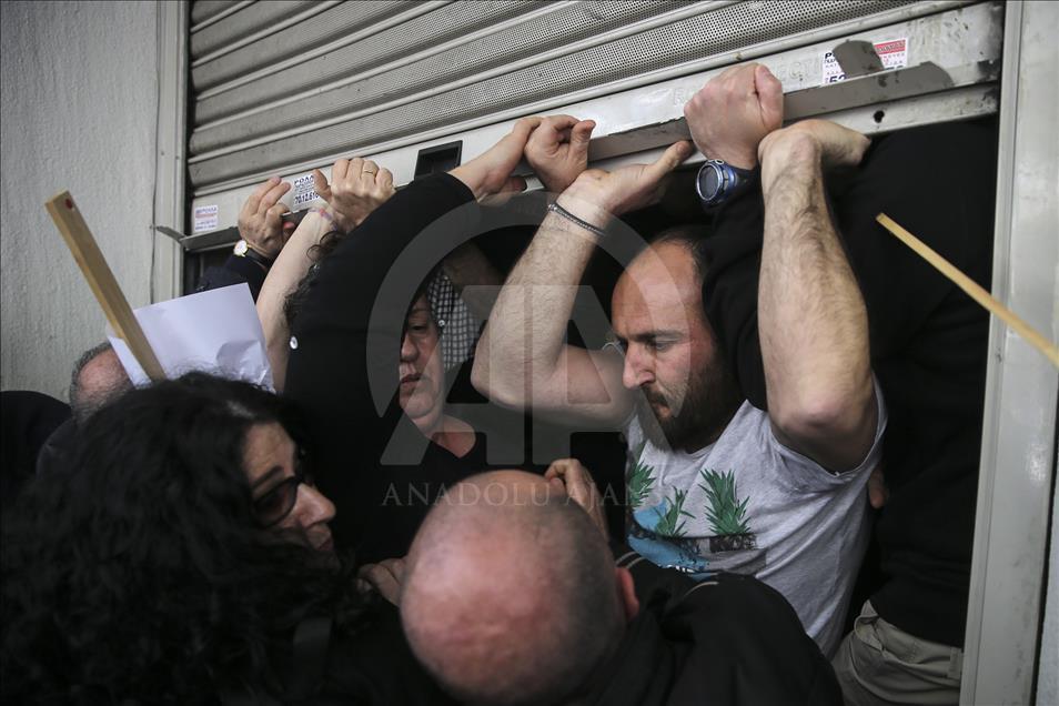 تظاهرات کارکنان بهداشت و درمان در یونان
  