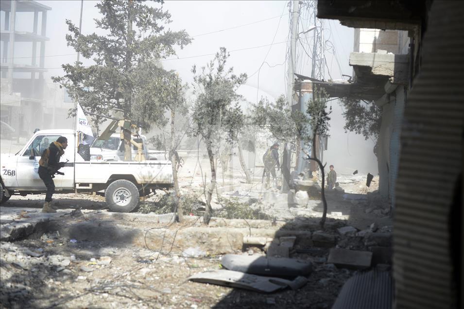TSK destekli ÖSO'nun El Bab operasyonu devam ediyor