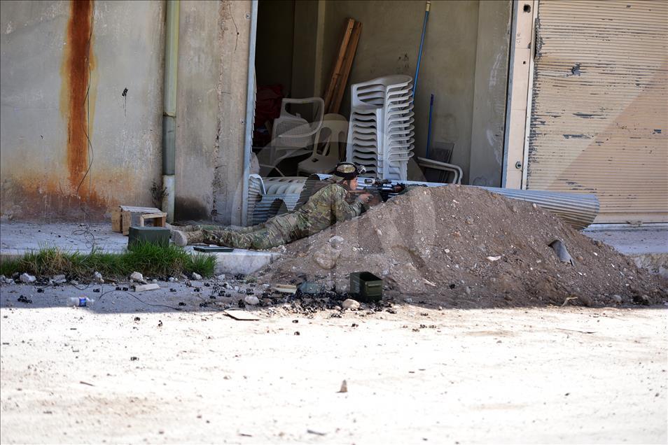 TSK destekli ÖSO'nun El Bab operasyonu devam ediyor