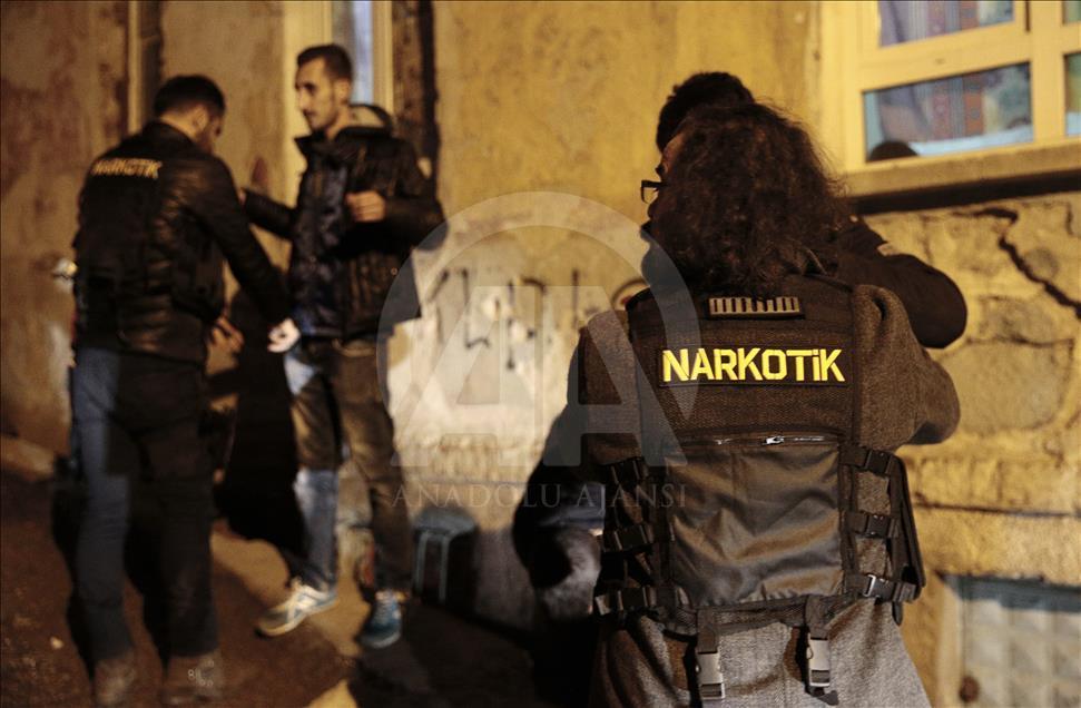 Ankara'da asayiş ve uyuşturucu operasyonu