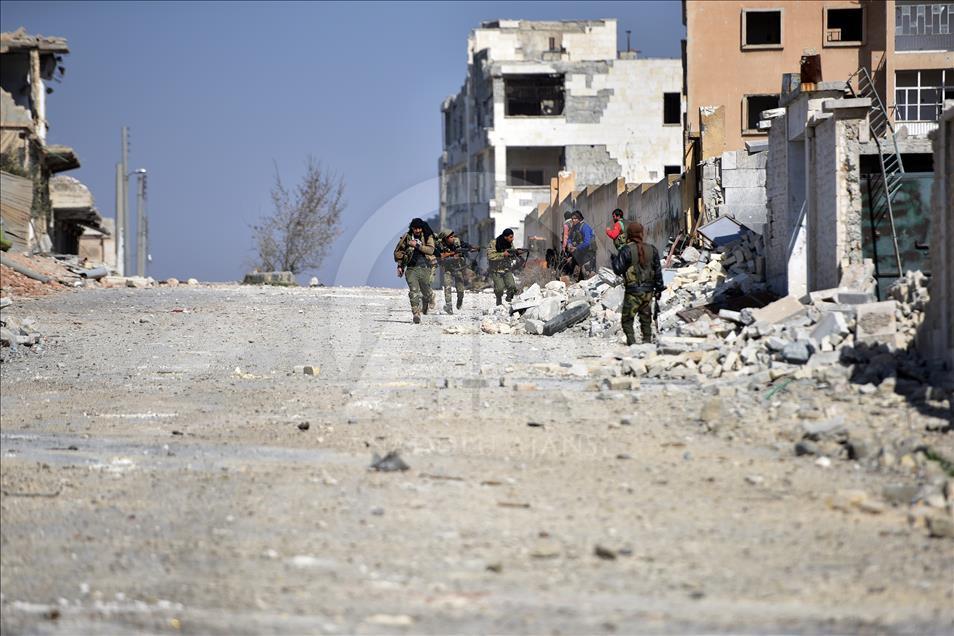 TSK destekli ÖSO'nun El Bab operasyonu devam ediyor