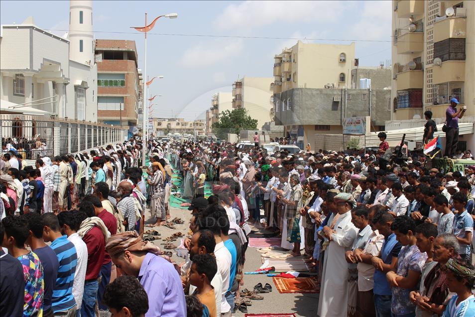 مراسم تشییع پیکر جانشین فرماندهی ارتش یمن