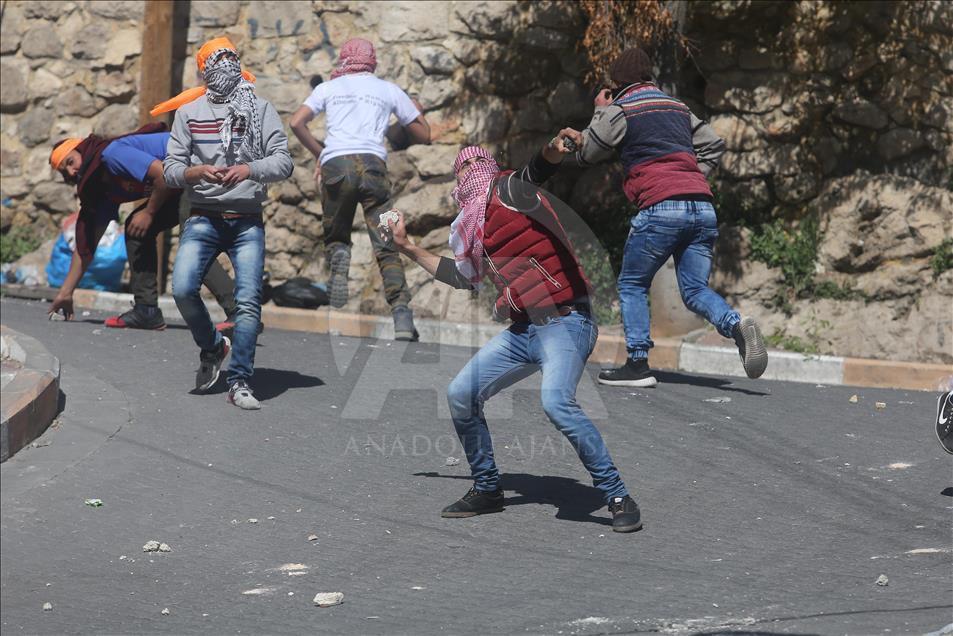 تجمع اعتراضی فلسطینی ها در الخلیل