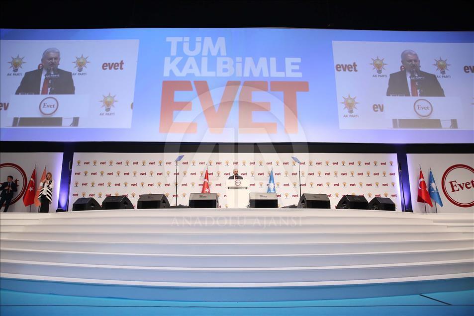 AK Parti'nin Halk Oylaması Kampanya Tanıtım Toplantısı