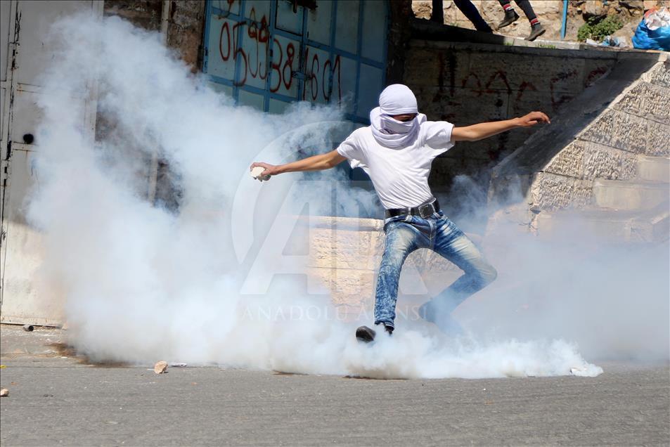 تجمع اعتراضی فلسطینی ها در الخلیل