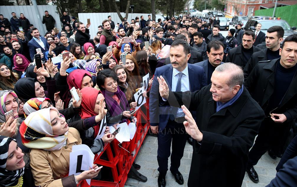 Cumhurbaşkanı Erdoğan'a doğum günü kutlaması