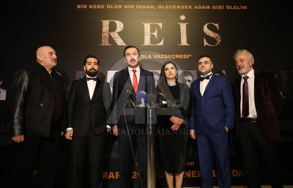 ''Reis'' filminin galası yapıldı