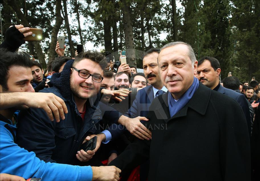 Cumhurbaşkanı Erdoğan'a doğum günü kutlaması