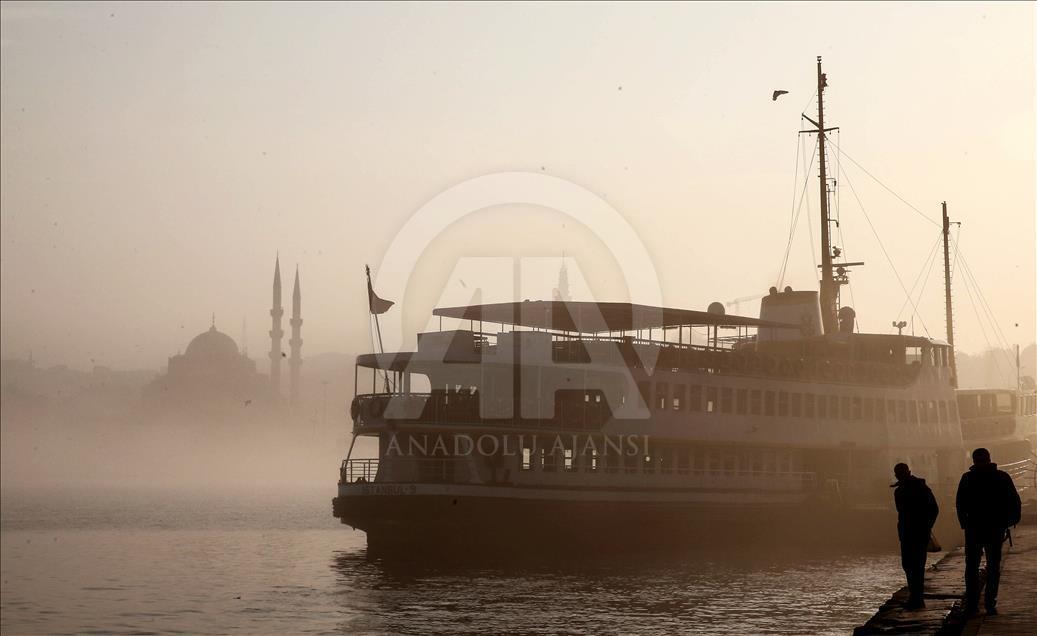 İstanbul'da sis