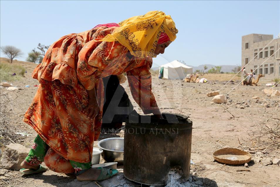 Arap Yarımadası'nın en yoksul ülkesi Yemen'de "iç göç dramı"
