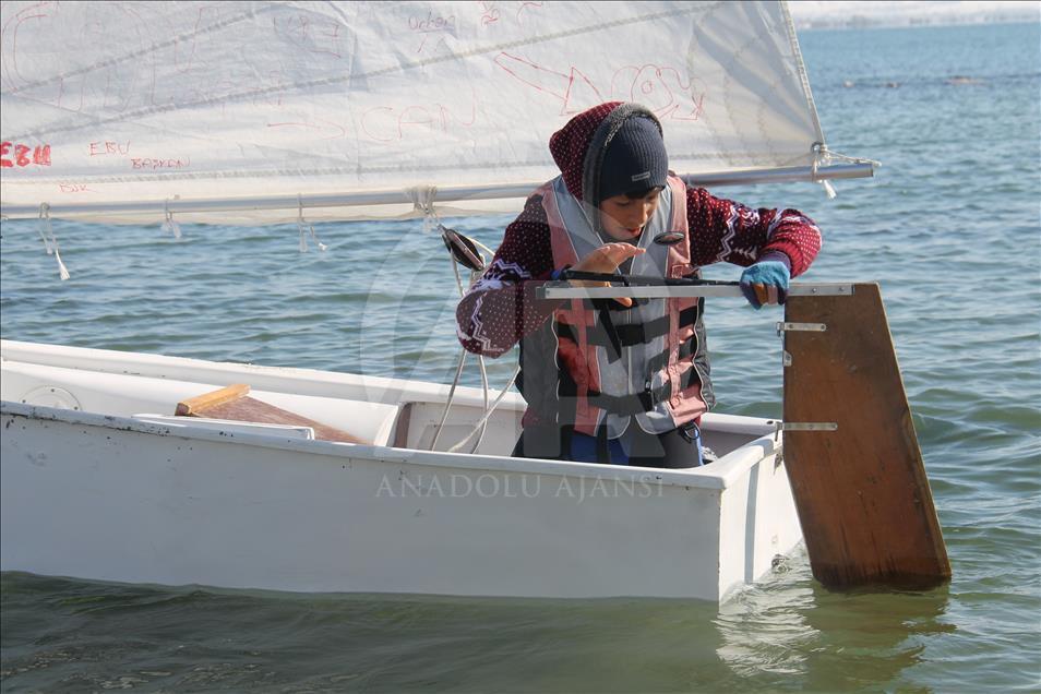 Yelken tutkusu soğuk hava dinlemedi