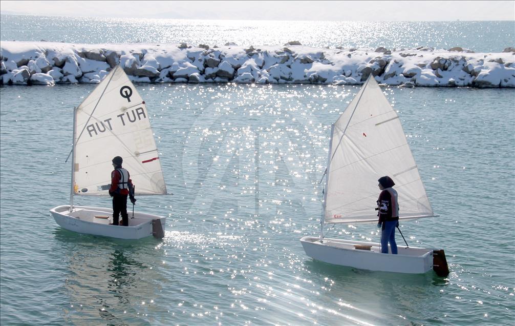 Yelken tutkusu soğuk hava dinlemedi